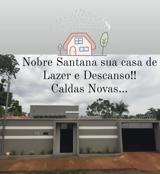 Semesterbostad Casa Nobre Santana -Descanso E Lazer -Caldas Novas